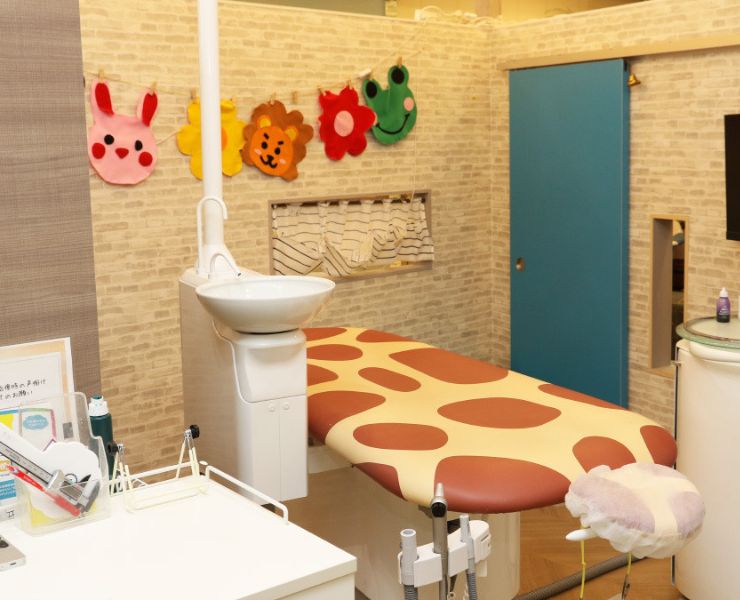 ボルダリングのあるキッズスペース